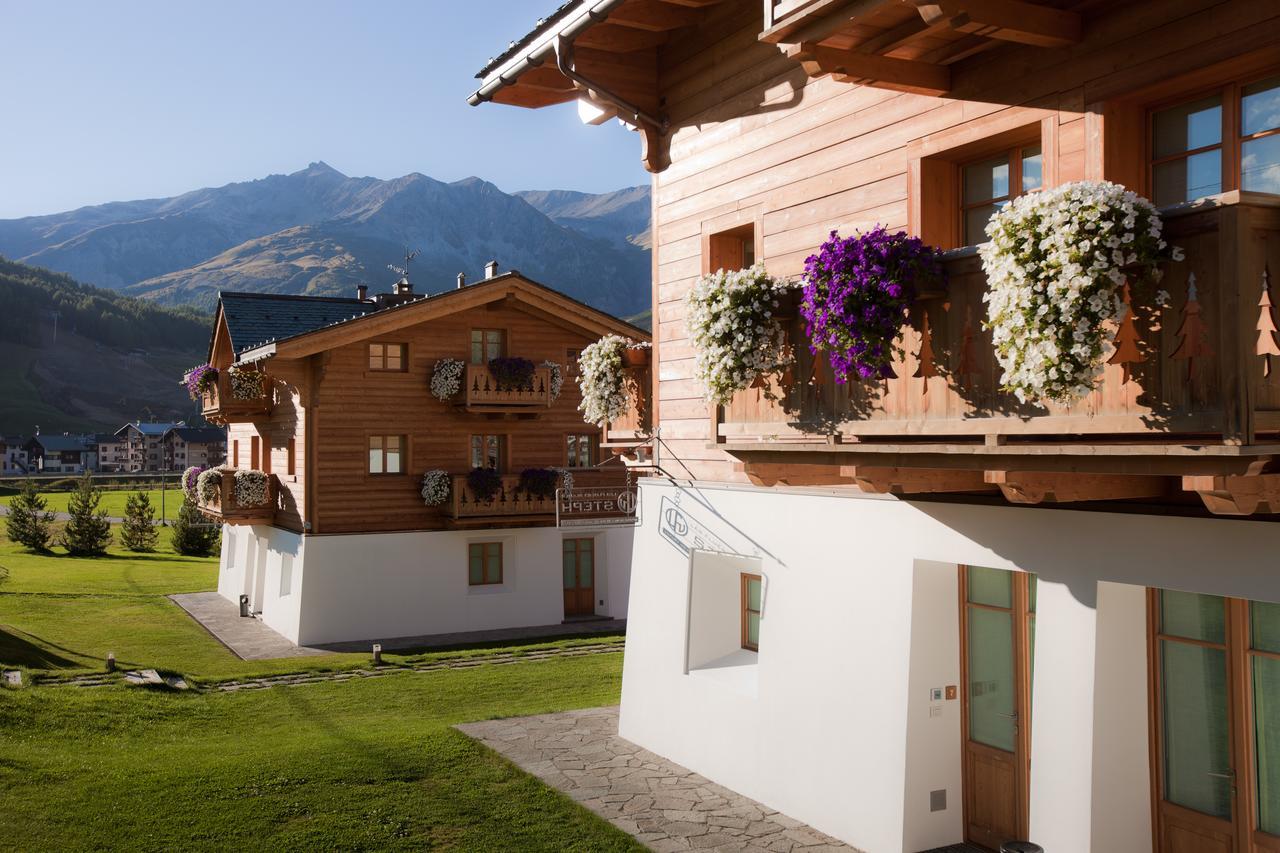 Les Fleurs Bleues Aparthotel Livigno Exterior foto